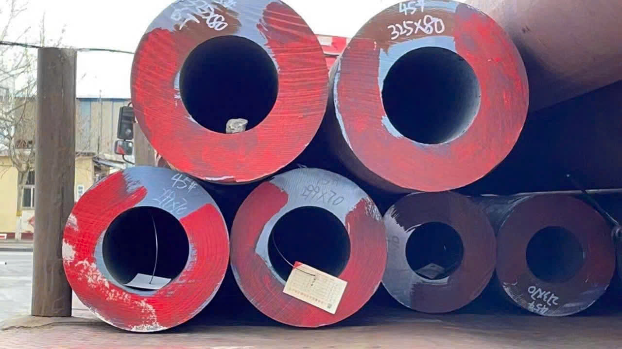 THÉP ỐNG ĐÚC S45C PHI 299 DÀY 70MM