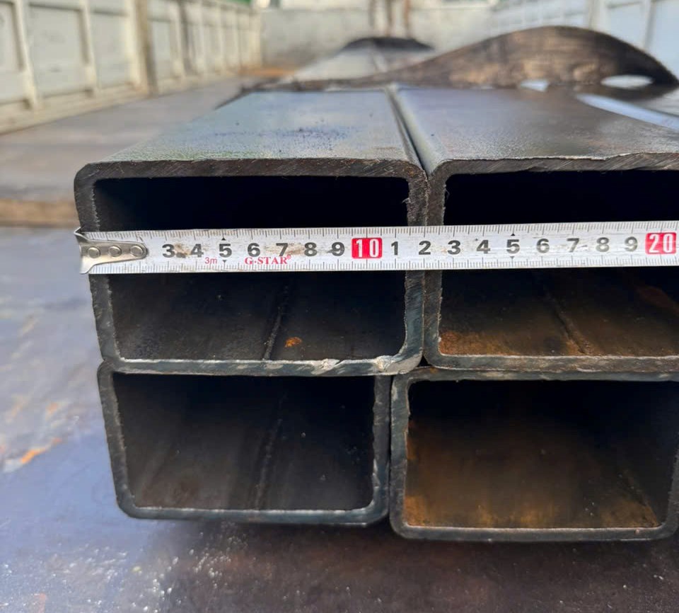 THÉP HỘP CHỮ NHẬT 120X80X10MM/LY/LI MÁC Q235B