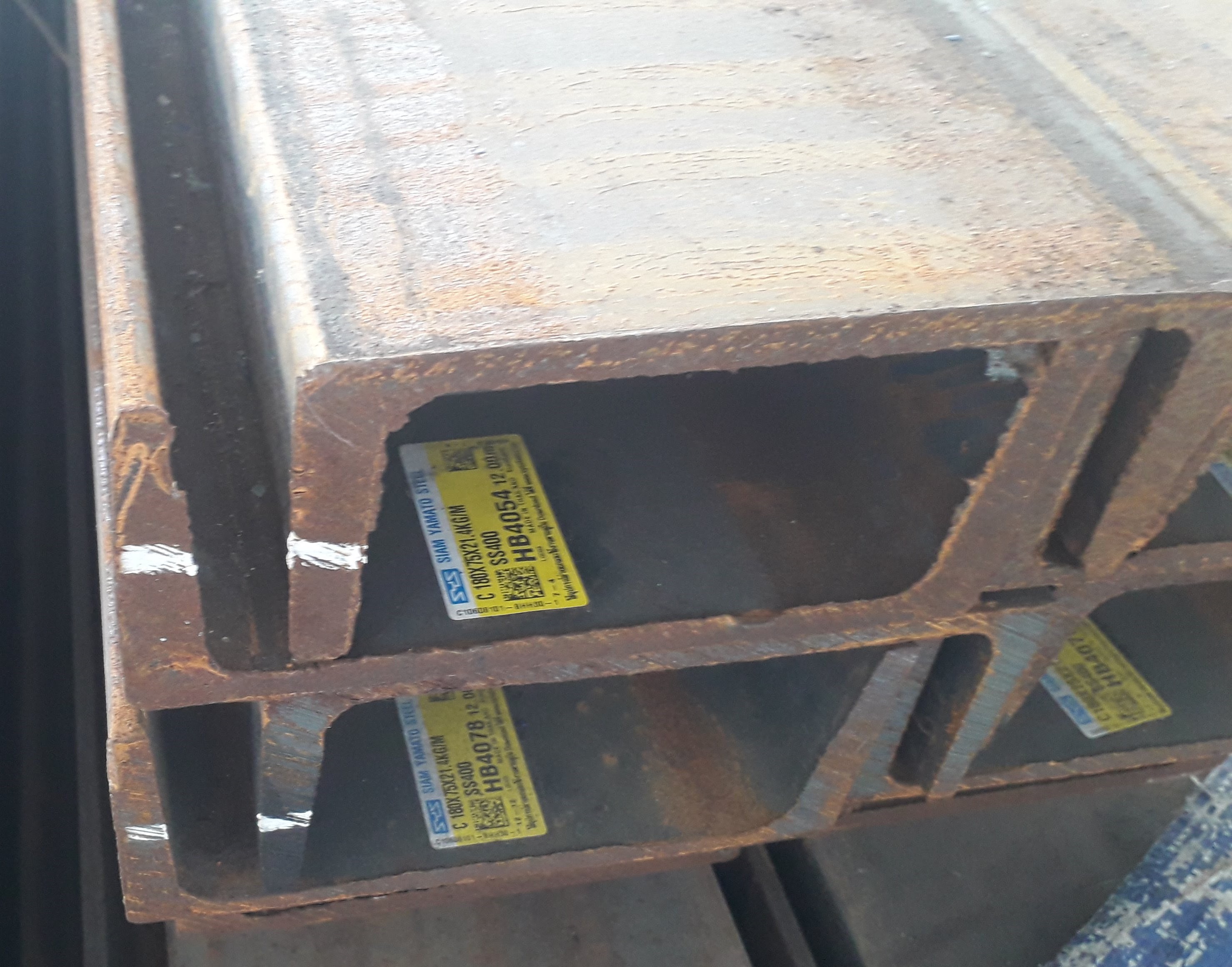 THÉP HÌNH U180X75X7X10.5 (21.4KG/MÉT)