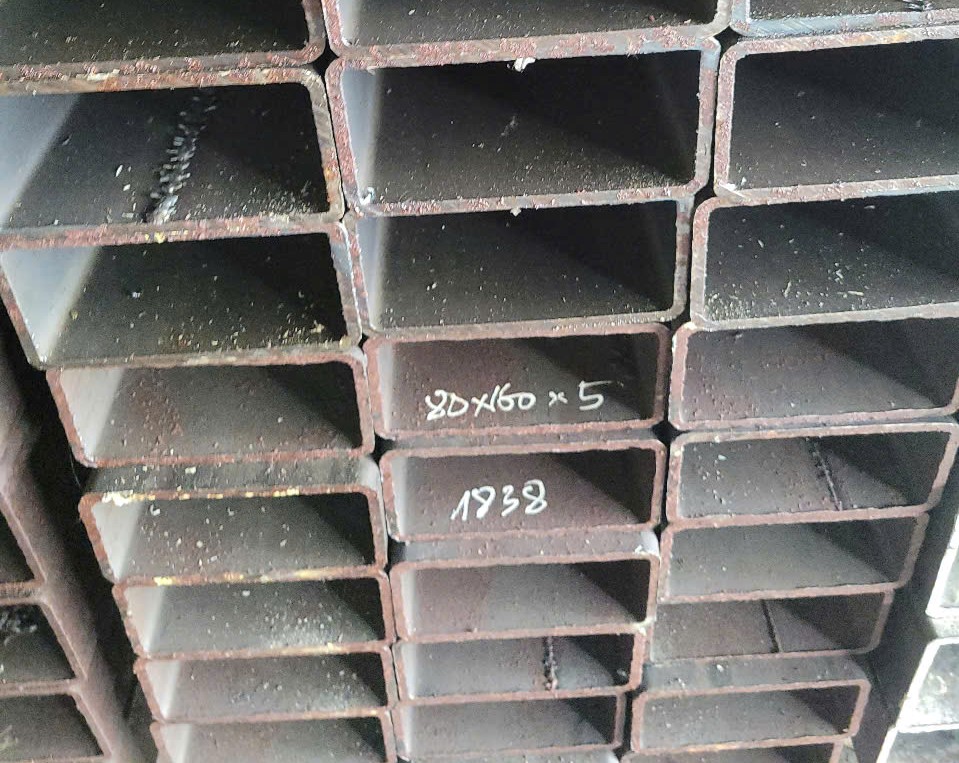 THÉP HỘP CHỮ NHẬT 160X80X5MM/LY/LI