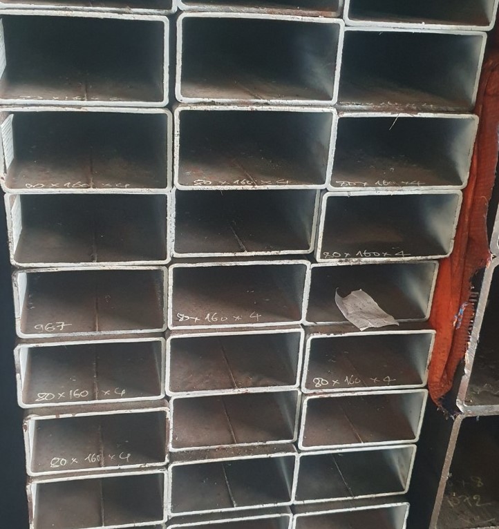 THÉP HỘP CHỮ NHẬT 80X160X4MM/LY/LI 