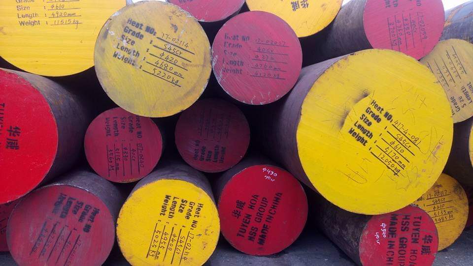 THÉP LÁP TRÒN ĐẶC S45C (C45) PHI 610