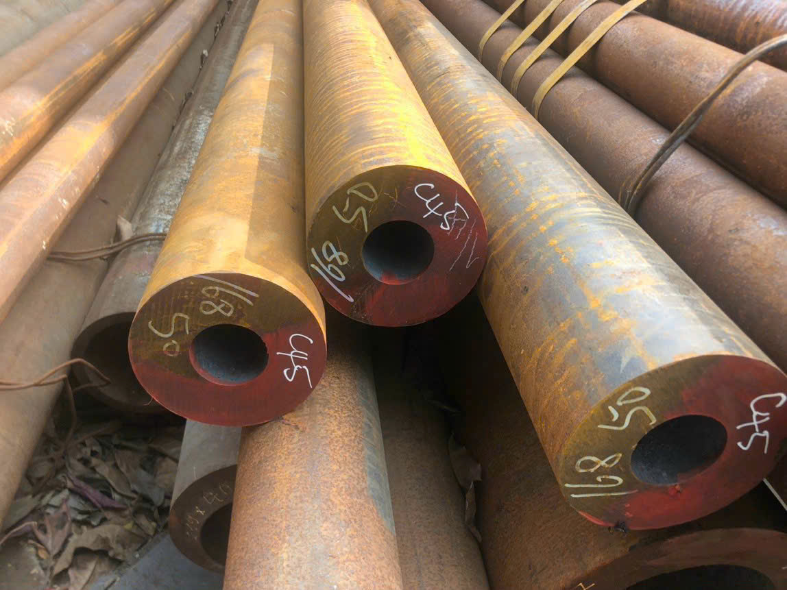 THÉP ỐNG ĐÚC S45C D150 PHI 168 X50LY TRUNG QUỐC