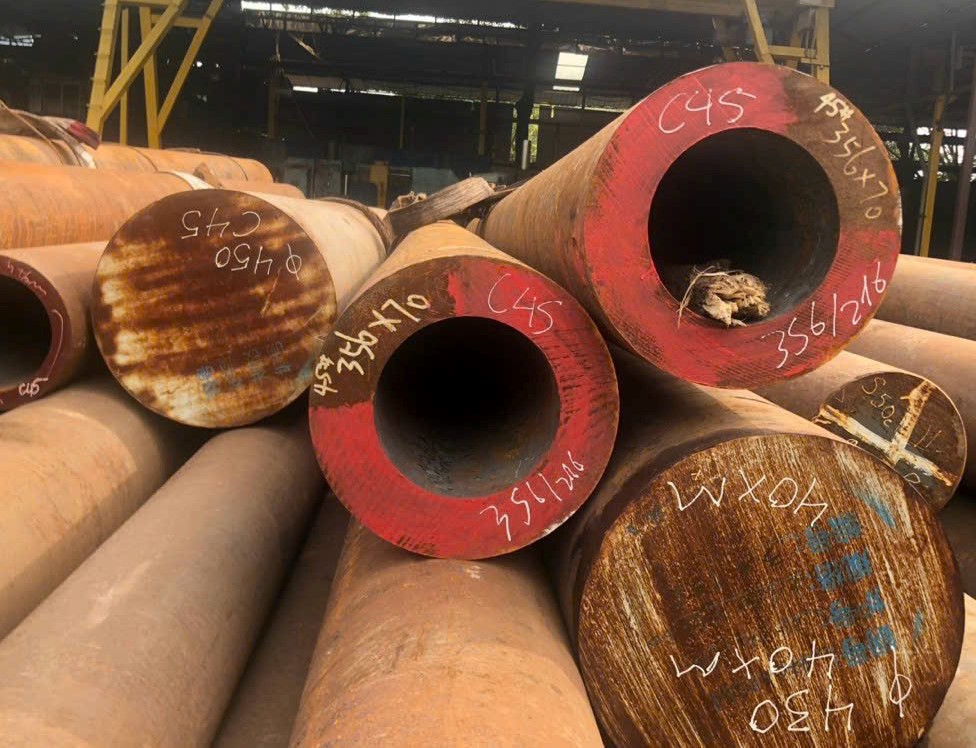 THÉP ỐNG ĐÚC S45C D350 PHI 356X70LY TRUNG QUỐC