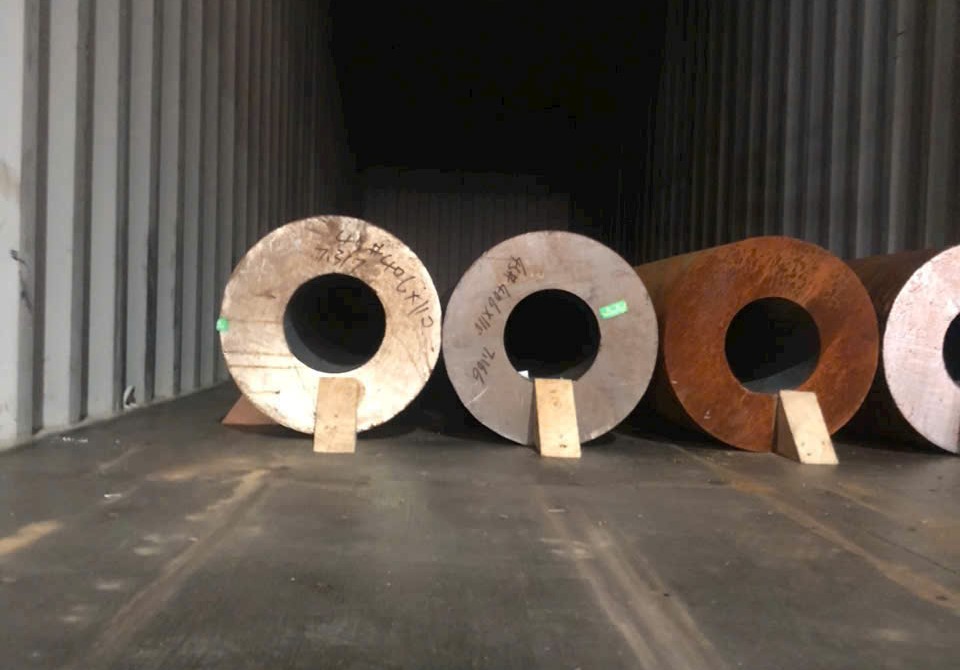 THÉP ỐNG ĐÚC S45C D400 PHI 406X100LY TRUNG QUỐC