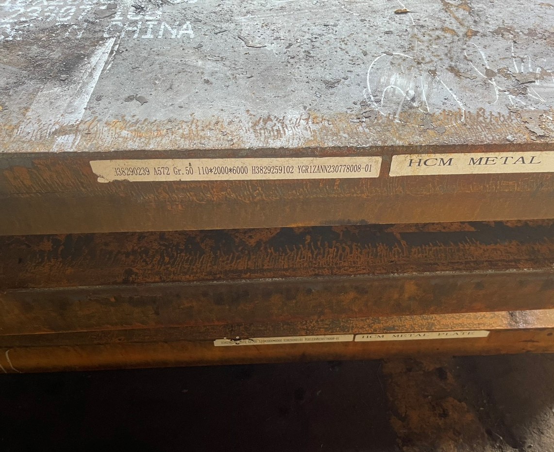 THÉP TẤM A572 Gr.50 DÀY 110MM/ 110LY/ 110LI