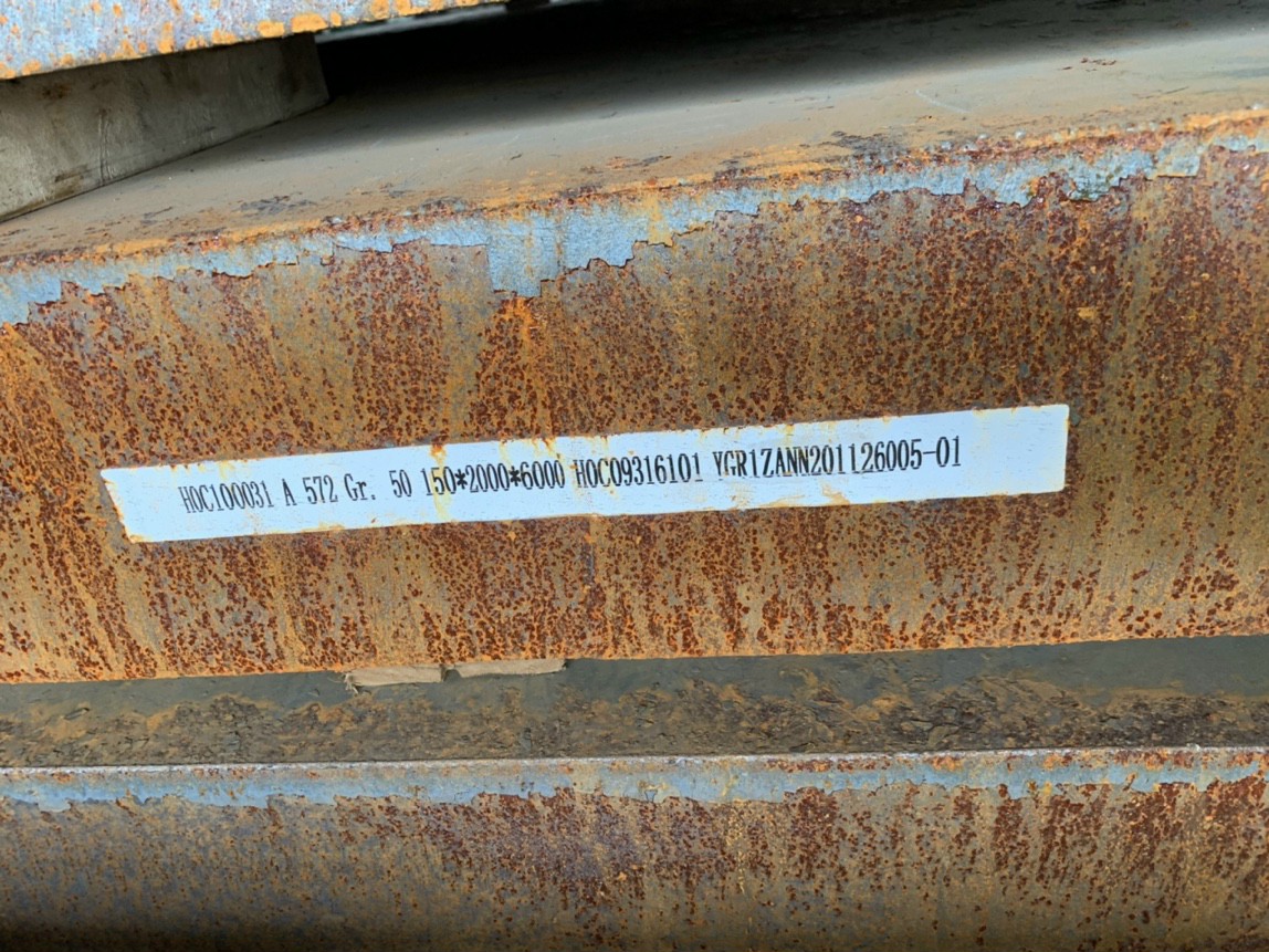 THÉP TẤM A572 Gr.50 DÀY 150MM/ 150LY/ 150LI