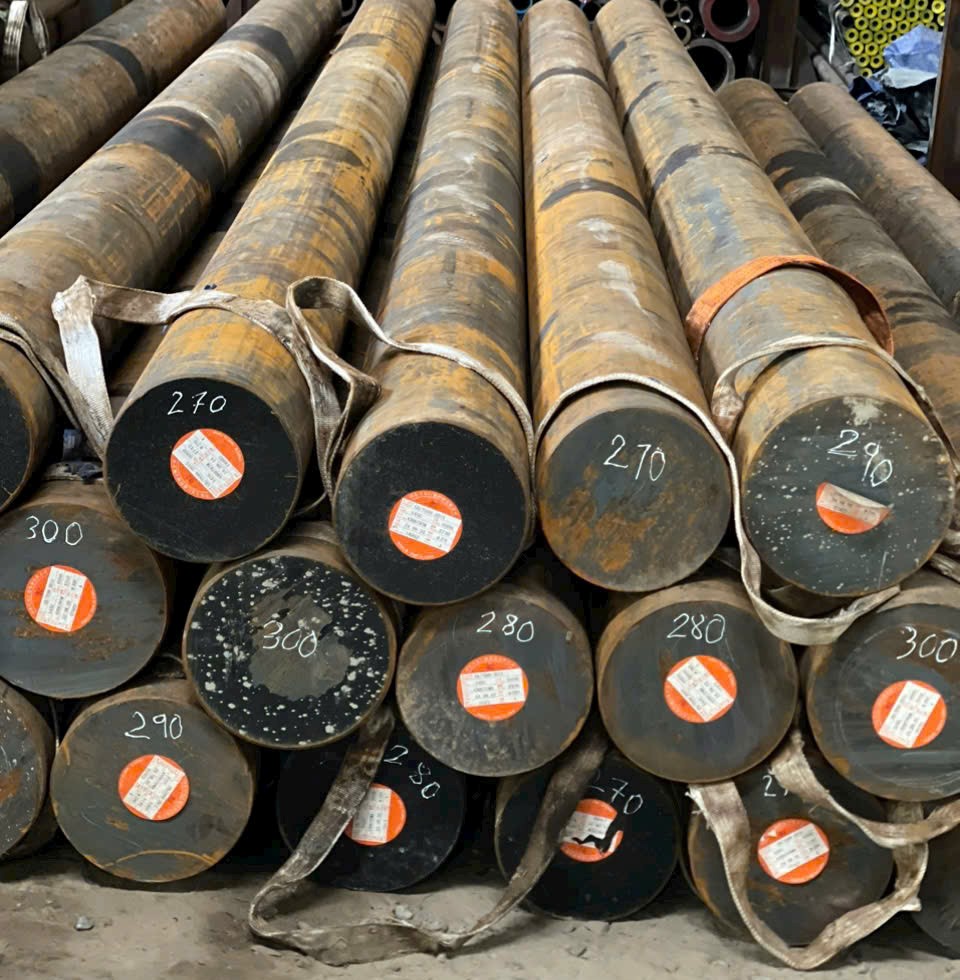 THÉP TRÒN ĐẶC S45C PHI 260- THÉP LÁP TRÒN ĐẶC PHI 260 C45